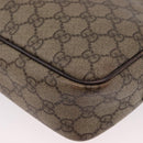 GUCCI GG Supreme Shoulder Bag PVC Beige Silver 114291 Auth ka3217-17