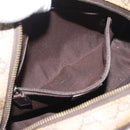 GUCCI GG Supreme Shoulder Bag PVC Beige Silver 114291 Auth ka3217-24