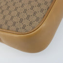 GUCCI Micro GG Supreme Web Sherry Line Shoulder Bag PVC Beige Gold Auth ka3222-14