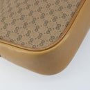 GUCCI Micro GG Supreme Web Sherry Line Shoulder Bag PVC Beige Gold Auth ka3222-16
