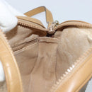 GUCCI Micro GG Supreme Web Sherry Line Shoulder Bag PVC Beige Gold Auth ka3222-19