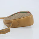 GUCCI Micro GG Supreme Web Sherry Line Shoulder Bag PVC Beige Gold Auth ka3222-4