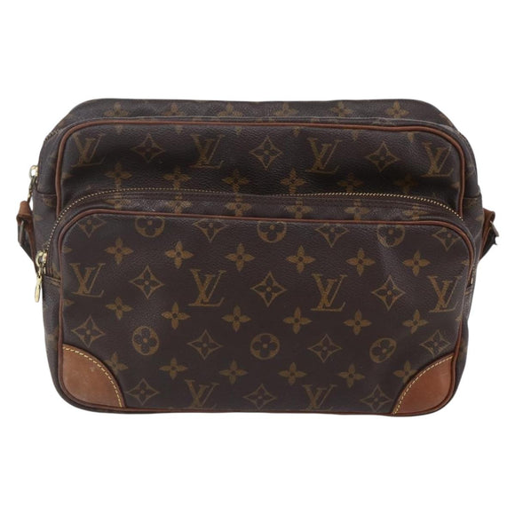 LOUIS VUITTON Monogram Nile Shoulder Bag M45244 LV Auth ka323