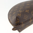 LOUIS VUITTON Monogram Trousse Demi Ronde Kosmetiktasche M47520 LV Auth ka3231-16