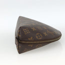 LOUIS VUITTON Monogram Trousse Demi Ronde Kosmetiktasche M47520 LV Auth ka3231-4