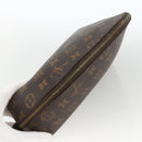 LOUIS VUITTON Monogram Trousse Demi Ronde Kosmetiktasche M47520 LV Auth ka3231-5