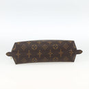 LOUIS VUITTON Monogram Trousse Demi Ronde Kosmetiktasche M47520 LV Auth ka3231-6