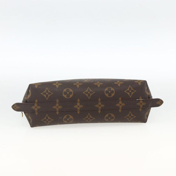 LOUIS VUITTON Monogram Trousse Demi Ronde Kosmetiktasche M47520 LV Auth ka3231