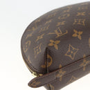 LOUIS VUITTON Monogram Trousse Demi Ronde Kosmetiktasche M47520 LV Auth ka3231-14