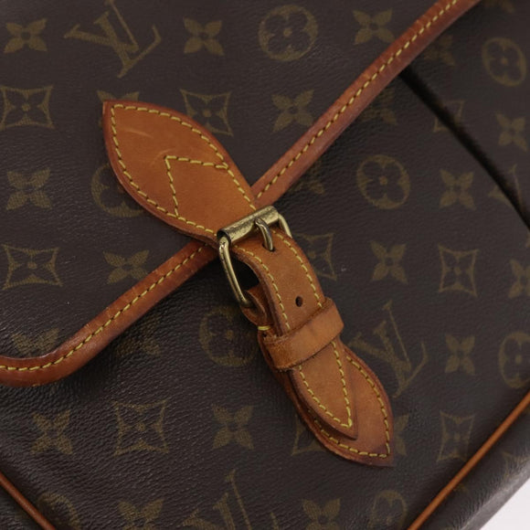 LOUIS VUITTON Monogram Gibeciere GM Shoulder Bag M42246 LV Auth ka3232