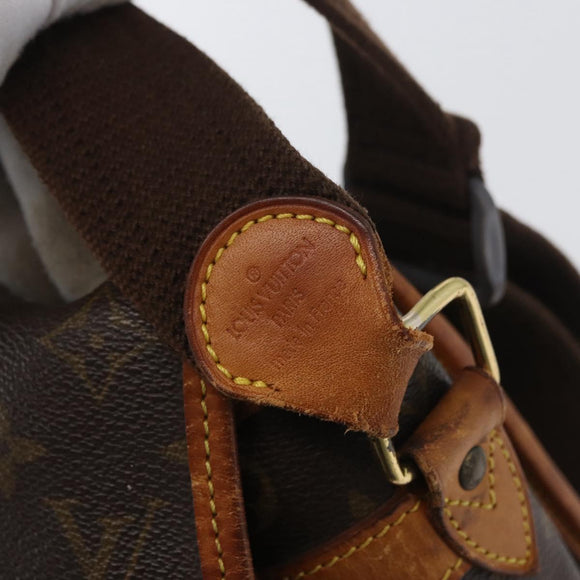 LOUIS VUITTON Monogram Gibeciere GM Shoulder Bag M42246 LV Auth ka3232