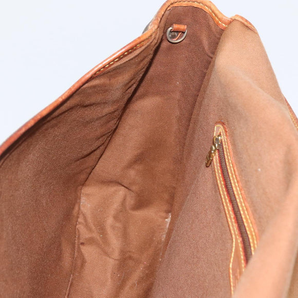 LOUIS VUITTON Monogram Gibeciere GM Shoulder Bag M42246 LV Auth ka3232