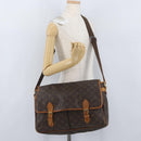 LOUIS VUITTON Monogram Gibeciere GM Shoulder Bag M42246 LV Auth ka3232-26