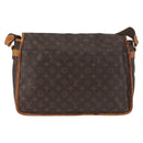 LOUIS VUITTON Monogram Gibeciere GM Shoulder Bag M42246 LV Auth ka3232-3