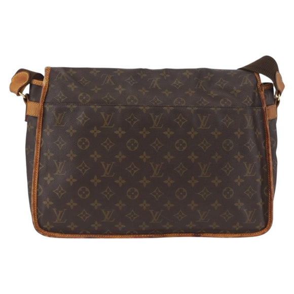 LOUIS VUITTON Monogram Gibeciere GM Shoulder Bag M42246 LV Auth ka3232