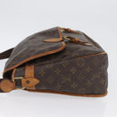 LOUIS VUITTON Monogram Gibeciere GM Shoulder Bag M42246 LV Auth ka3232-5
