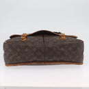 LOUIS VUITTON Monogram Gibeciere GM Shoulder Bag M42246 LV Auth ka3232-9