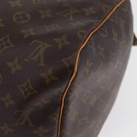 LOUIS VUITTON Monogram Keepall 55 Boston Bag M41424 LV Auth ka3233