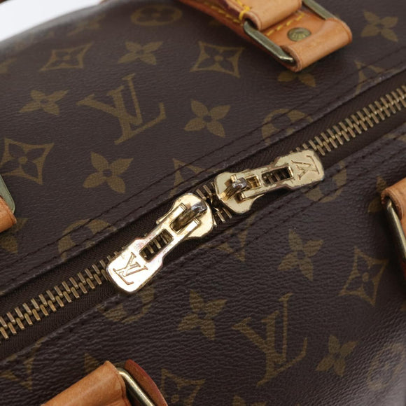 LOUIS VUITTON Monogram Keepall 55 Boston Bag M41424 LV Auth ka3233