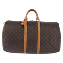 LOUIS VUITTON Monogram Keepall 55 Boston Bag M41424 LV Auth ka3233-13
