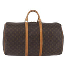 LOUIS VUITTON Monogram Keepall 55 Boston Bag M41424 LV Auth ka3233-2