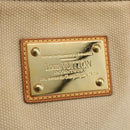 LOUIS VUITTON Antigua Cabas MM Tote Bag Canvas Beige Red M40035 LV Auth ka3234-17