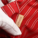 LOUIS VUITTON Antigua Cabas MM Tote Bag Canvas Beige Red M40035 LV Auth ka3234-12