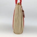 LOUIS VUITTON Antigua Cabas MM Tote Bag Canvas Beige Red M40035 LV Auth ka3234-3