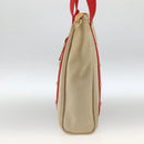 LOUIS VUITTON Antigua Cabas MM Tote Bag Canvas Beige Red M40035 LV Auth ka3234-4