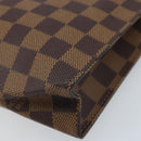 LOUIS VUITTON Damier Ebene Poche Toilette 26 Pouch N47543 LV Auth ka3237-15