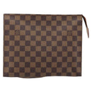 LOUIS VUITTON Damier Ebene Poche Toilette 26 Pouch N47543 LV Auth ka3237-13
