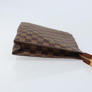 LOUIS VUITTON Damier Ebene Poche Toilette 26 Pouch N47543 LV Auth ka3237-3