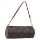 LOUIS VUITTON Monogram Papillon Pouch LV Auth ka3239-1