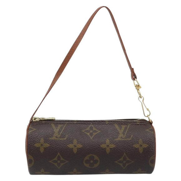 LOUIS VUITTON Monogram Papillon Pouch LV Auth ka3239