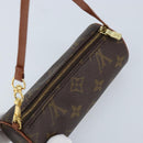 LOUIS VUITTON Monogram Papillon Pouch LV Auth ka3239-6