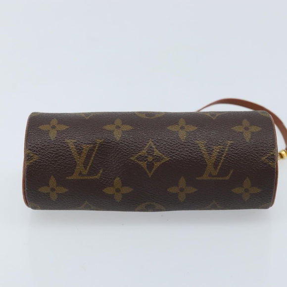 LOUIS VUITTON Monogram Papillon Pouch LV Auth ka3239