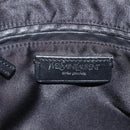 SAINT LAURENT Kahala Draagtas Canvas Wit Zilver 123435 Auth ka3245-14