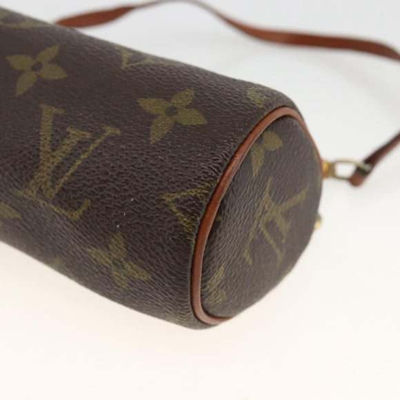 LOUIS VUITTON Monogram Papillon Pouch LV Auth ka3246