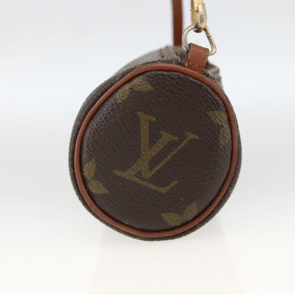 LOUIS VUITTON Monogram Papillon Pouch LV Auth ka3246