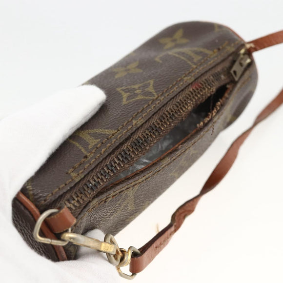 LOUIS VUITTON Monogram Papillon Pouch LV Auth ka3246