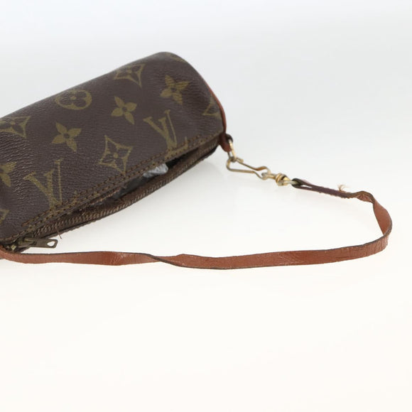 LOUIS VUITTON Monogram Papillon Pouch LV Auth ka3246