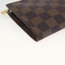 LOUIS VUITTON Damier Ebene Marais Pouch LV Auth ka3248-14