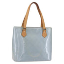 LOUIS VUITTON Monogram Vernis Houston Hand Bag Lavande M91218 LV Auth ka325V-1
