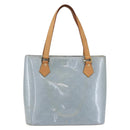 LOUIS VUITTON Monogram Vernis Houston Hand Bag Lavande M91218 LV Auth ka325V-2