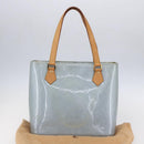 LOUIS VUITTON Monogram Vernis Houston Hand Bag Lavande M91218 LV Auth ka325V-24