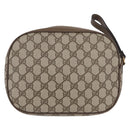 GUCCI GG Supreme Web Sherry Line Bag PVC Beige Red Green 89 01 034 Auth ka3250-2