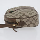 GUCCI GG Supreme Web Sherry Line Bag PVC Beige Red Green 89 01 034 Auth ka3250-4