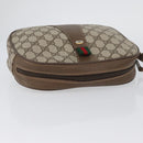 GUCCI GG Supreme Web Sherry Line Bag PVC Beige Red Green 89 01 034 Auth ka3250-6