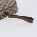 GUCCI GG Supreme Web Sherry Line Bag PVC Beige Red Green 89 01 034 Auth ka3250-7