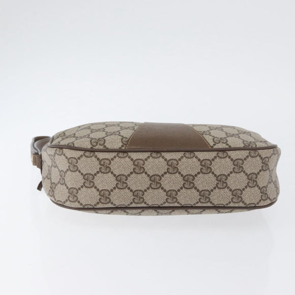 GUCCI GG Supreme Web Sherry Line Bag PVC Beige Red Green 89 01 034 Auth ka3250
